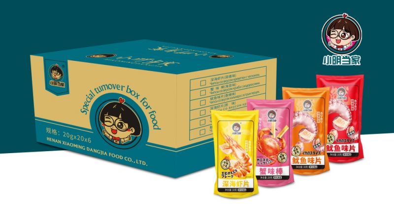 Deep sea Prawn cracker slice, crab stick, squid slice