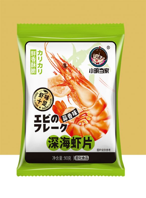 Deep Sea Prawn cracker Slices - Garlic Flavor