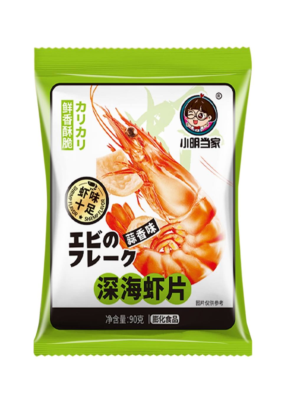 Deep Sea Prawn cracker Slices - Garlic Flavor
